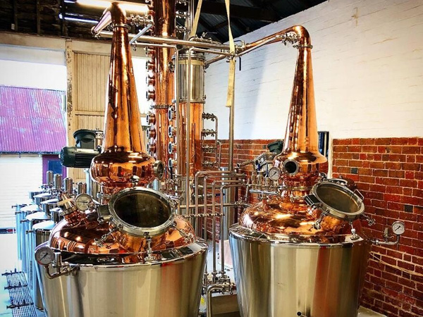 Bote destilador de cobre 500L para brandy y vodka