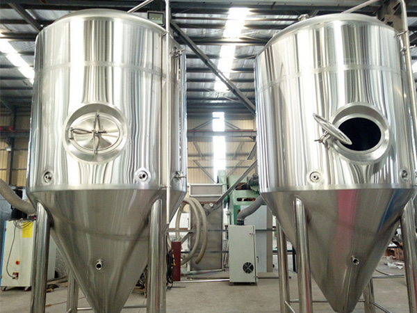 Tanque de fermentación de cerveza con camisa de acero inoxidable de 2000 litros
